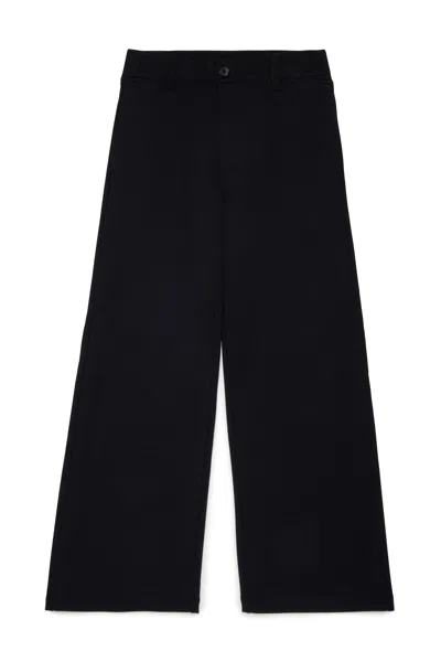 Diesel Kids' Formal Pants With Logo In Black