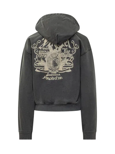 Diesel F-phoenand Mini Sweatshirt In Nero