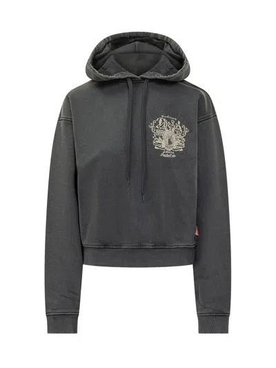 Diesel F-phoenand Mini Sweatshirt In Gray