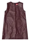 Diesel Fr-d-ares Mini Dress In Burgundy