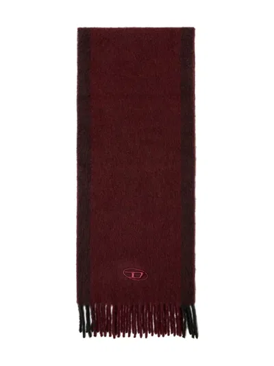 DIESEL X FARFETCH FRINGED LOGO SCARF
