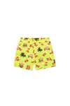 Diesel Funny Campaign  Allover Boxer Shorts In Yellow