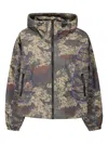 Diesel G-adiel Camouflage-print Bomber Jacket In Gray