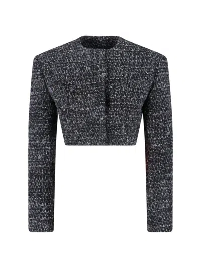 DIESEL G-CROP-G" BLAZER - BLACK