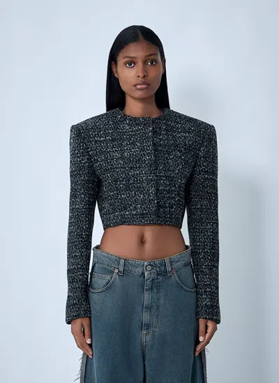 Diesel Women G-crop Jacket In Blue