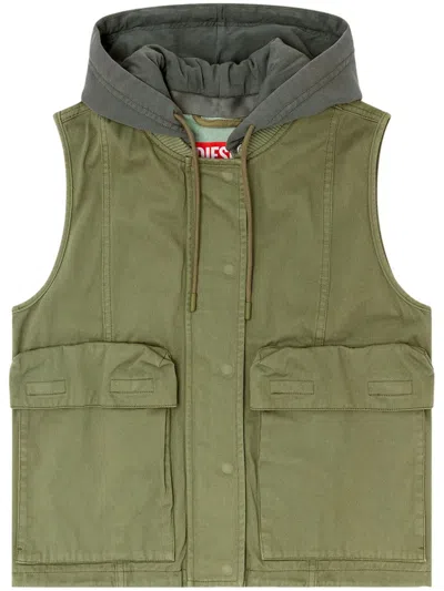 Diesel G-enesis Gilet In 绿色