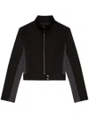 Diesel Jacket In Stretch Wool Twill In Black