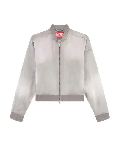 Diesel G-khlow Logo-embroidered Jacket In White
