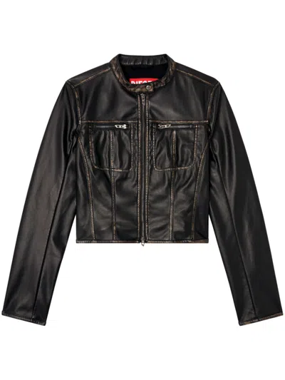 DIESEL G-LOBE BIKER JACKET