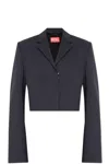 Diesel G-milla Cropped Blazer In Black