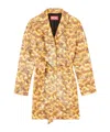 Diesel G-oji Duckling-print Belted Coat In Yellow