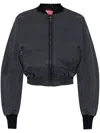 Diesel Black G-rail-p1 Bomber Jacket In Black