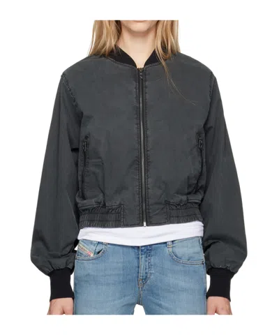Diesel G-rail-p1 Bomber Jacket In Black
