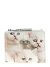 Diesel Small Wallet In Printed Glossy Pu In Neutral