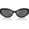 Diesel ® Geck-d 54mm Oval Sunglasses In Multi