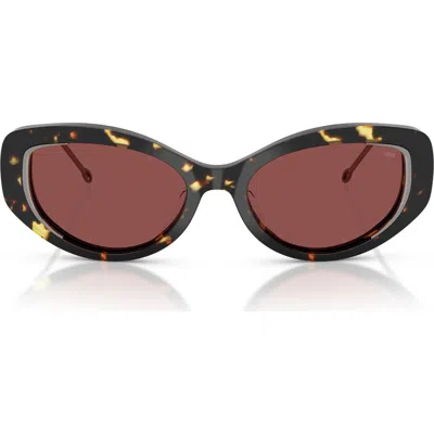 Diesel ® Geck-d 54mm Oval Sunglasses In Black