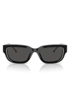 Diesel ® Geck-d 56mm Rectangular Sunglasses