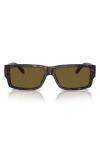 Diesel ® Geck-d 57mm Rectangular Sunglasses