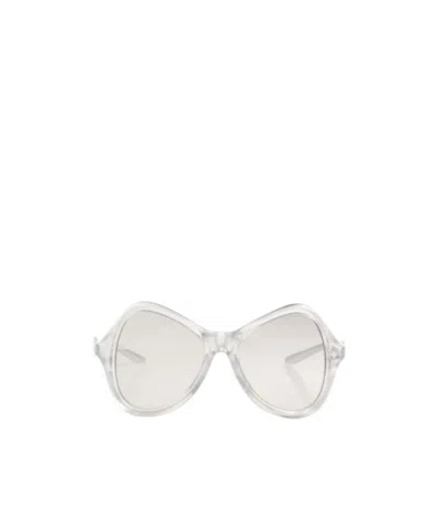 Diesel Geometric Frame Sunglasses In Transparent