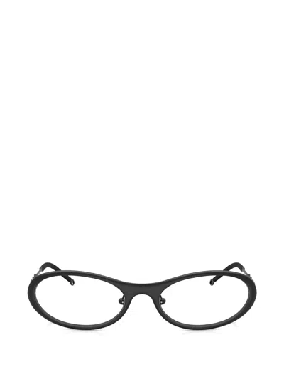 Diesel Geometric-frame Glasses In Black