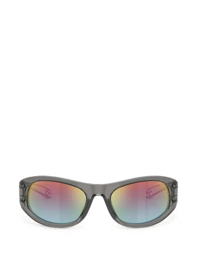 DIESEL GEOMETRIC-FRAME SUNGLASSES