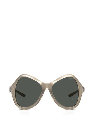Diesel Geometric-frame Sunglasses In Neutral