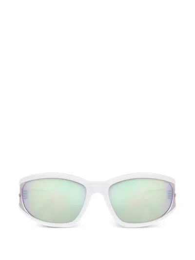 Diesel Geometric-frame Sunglasses In White