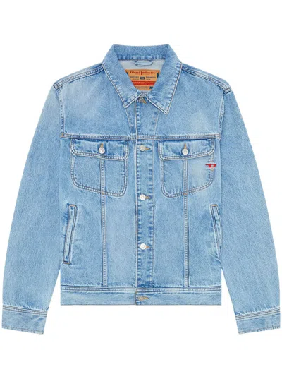 Diesel Giacca Denim D-barcy In Blue