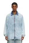 Diesel Denim Jacket With Oval D In Tobedefined