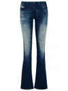 Diesel 'giannix' Blue Denim Jeans Women In Blue