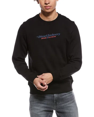 Diesel Ginn Crewneck Sweatshirt In Black