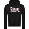 Diesel Ginn K45 Hoodie Black In Black