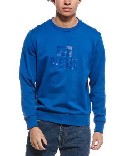 Diesel Gir Crewneck Sweatshirt In Blue