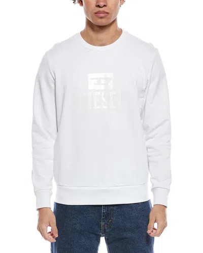 Diesel Gir Crewneck Sweatshirt In White