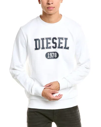 Diesel Gir Sweatshirt In White