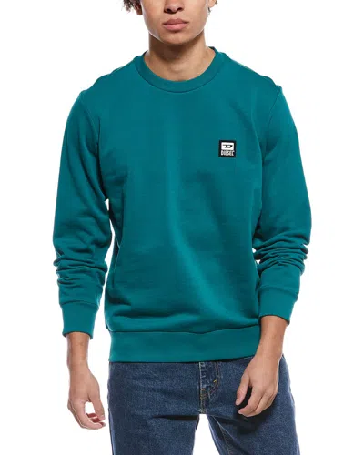 Diesel Girk Crewneck Sweatshirt In Green
