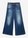 Diesel Girls 1978 Flared Jeans In Blue