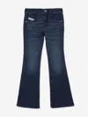 Diesel 1984 Slandy-high-j Trousers  In Blue