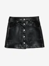 Diesel Gambra Logo-plaque Skirt In Black