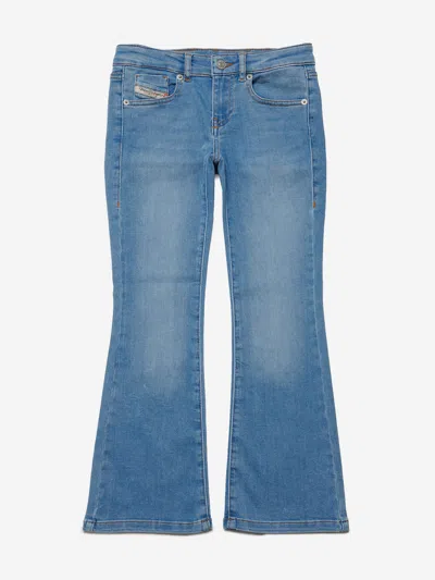 Diesel Kids'  Girls Flared Jeans In Blue