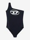 Diesel Logo-print Swimsuit In Black