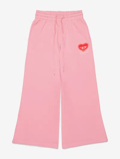 Diesel Kids' Girls Relaxed Leg Joggers In Pink