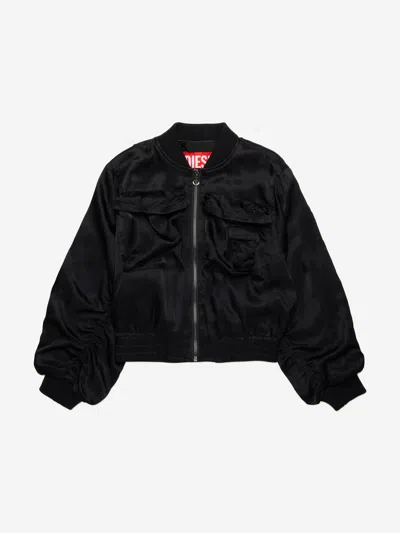 DIESEL DIESEL GIRLS SHINY BOMBER JACKET