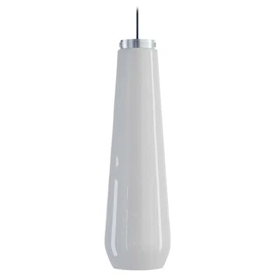 Pre-owned Diesel Glass Drop Suspension Lamp In White Diffuser By  Living