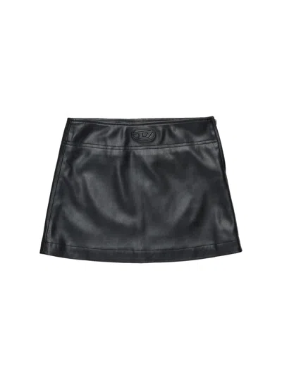 Diesel "gleppy" Skirt In Black