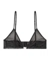 Diesel Glitter-effect Triangle Bra In Black