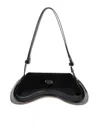Diesel Play Crossbody Patent Fabric Bag