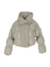 Diesel Glossy Padded W-idney Cropped Down Jacket In Multi