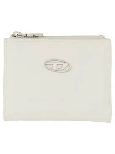 Diesel Women Wallet With Logo In Gold