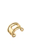 Diesel Gold-tone Stainless Steel Band Ring In Oro